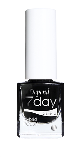 Depend 7Day Nail Polish 5 ml 7013 Goth Black