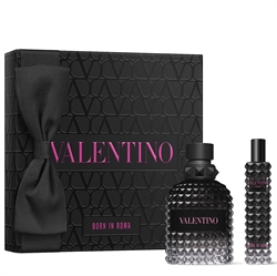 Valentino Uomo Born In Roma Eau De Toilette 50 ml + 10 ml Rejsestørrelse i Gaveæske  