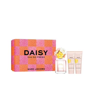 Marc Jacobs Daisy Eau So Fresh Eau De Toilette 75 ml + Bodylotion 75 ml + Shower Gel 75 ml Gavesæt