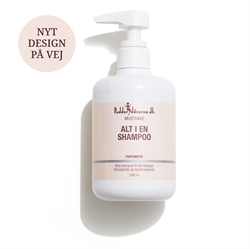 PUDDERDÅSERNE Alt I En Shampoo Med Pumpe Parfumefri 500 ml