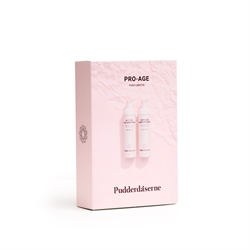 PUDDERDÅSERNE Gaveæske Pro Age Parfumefri Alt I en Hyaluronsyre 50 ml ,Anti Age Ansigtcreme 50 ml