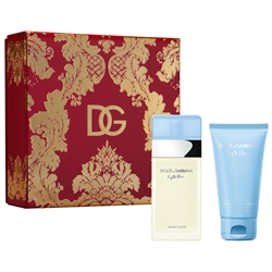 Dolce & Gabbana Light Blue Pour Femme 50 ML Eau De Toilette & 50 ML Refreshing Body Cream Gaveæske